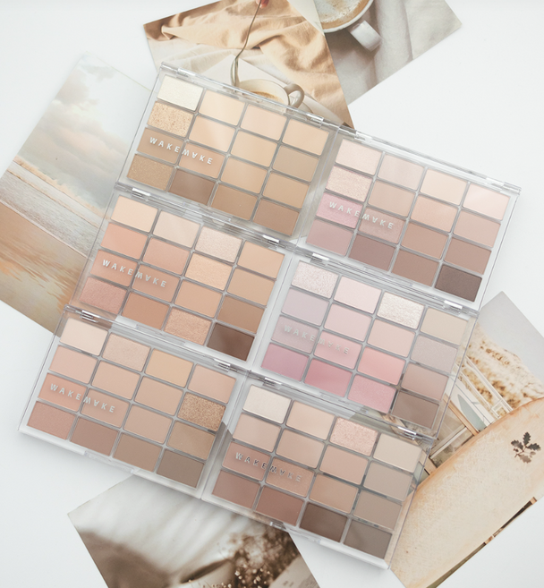 [본사정품] 웨이크메이크 고발색 소프트 블러링 지속력 좋은 아이팔레트 톤펙트럼 컬러매치 팔레트 생기 펄 음영메이크업, #16 블랙허쉬 블러링, 1개