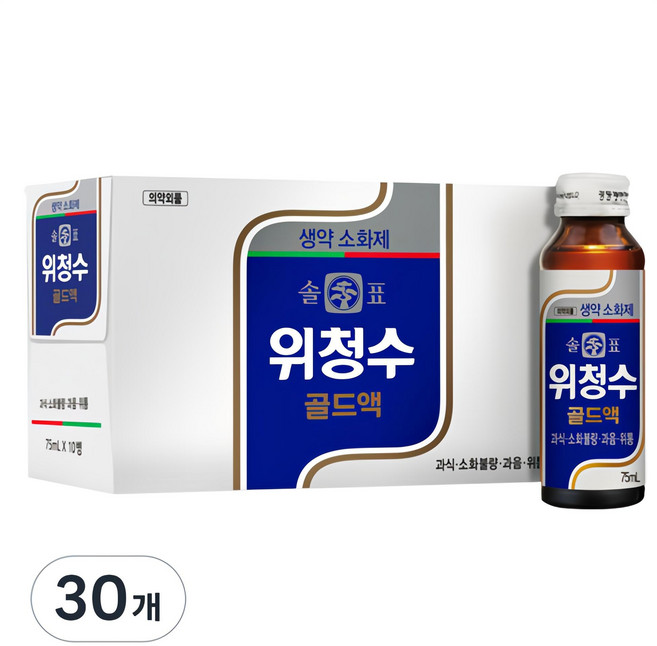 솔표 위청수 골드액, 75ml, 30개