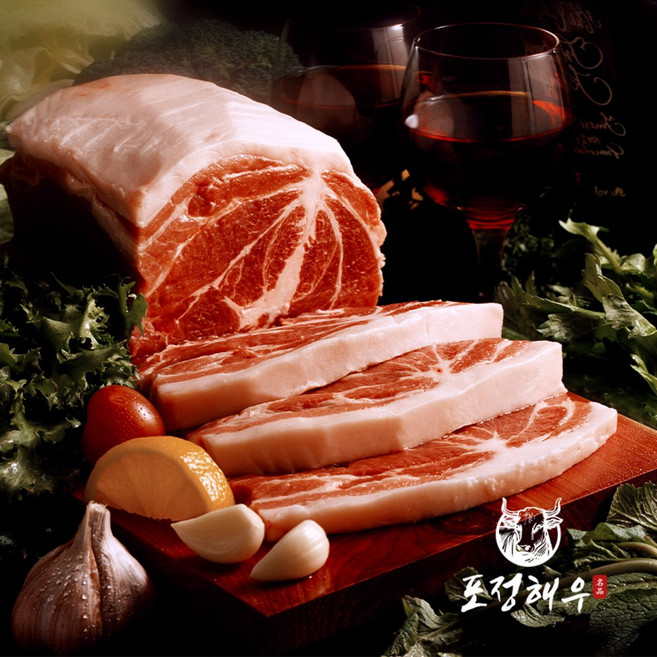 [포정해우] 냉장 한돈 미박 앞다리살 수육용 1kg 1개, 2개