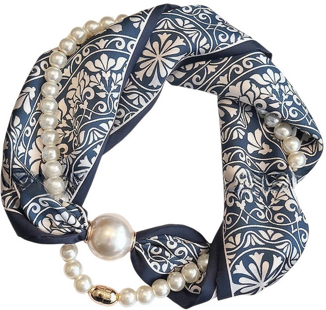 디아픽 자석 진주 스카프 투인원 쁘띠 나비