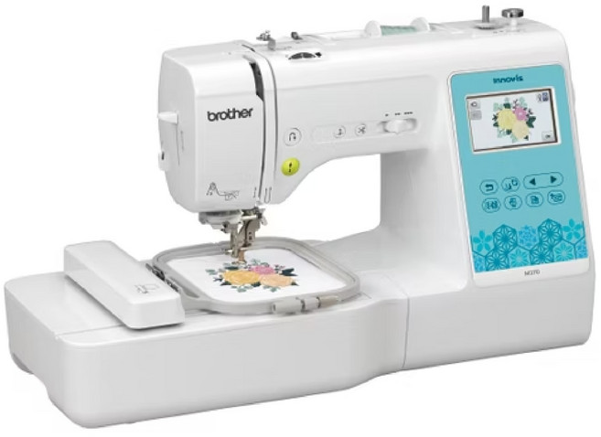 手作森林 日本兄弟牌 刺繡縫紉機 Brother M370 刺繡機 電腦縫紉機 刺繡 電繡 手寫 家用縫紉機, 白色, 白色, Brother M370 刺繡縫紉機 [有NCC舊機折抵] x [贈線上課程]