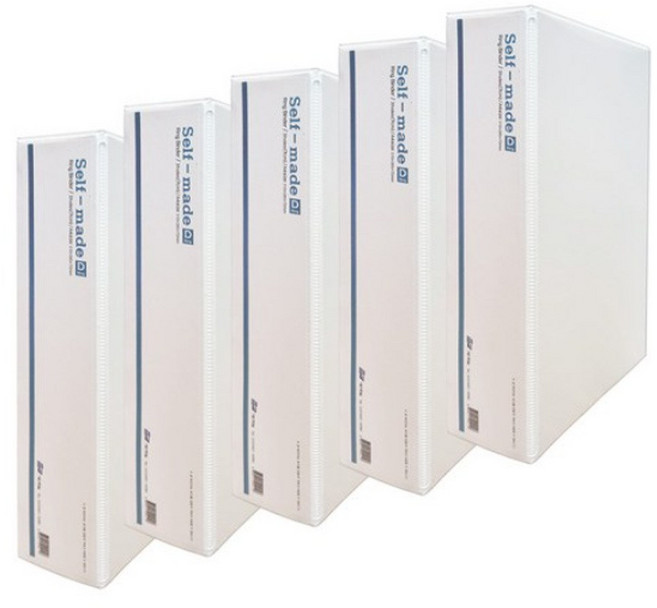 백투명 3공D링바인더(A4), 5개, 7cm