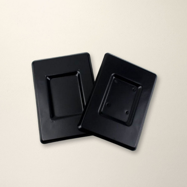 현관 우유 투입구 구멍 마개 블랙 사각, 1개