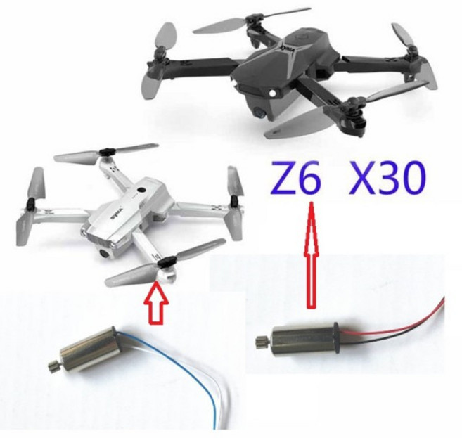 SYMA X30 Z6 RC 모터 메탈 기어 7T/8T 2CW 드론 쿼드콥터 부품 4팩 고속 업그레이드 엔진 세트, 02 4Pcs 7 Teeth
