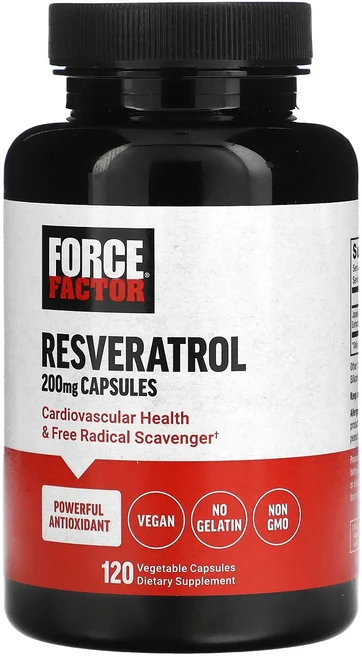 새해 첫좋은선물 Force Factor 레스베라트롤 200mg 베지 캡슐 120정 제대로 할인합니다, ForceFactor레스베라트롤200mg베지캡슐120정, 1개 - 쿠팡