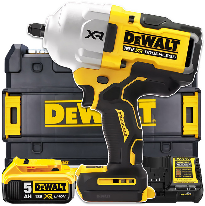 디월트공식대리점 DCF961P1T 배터리 1개 세트 20V 무선 전동 하이토크 임팩 렌치 충전 렌치 드라이버 세트