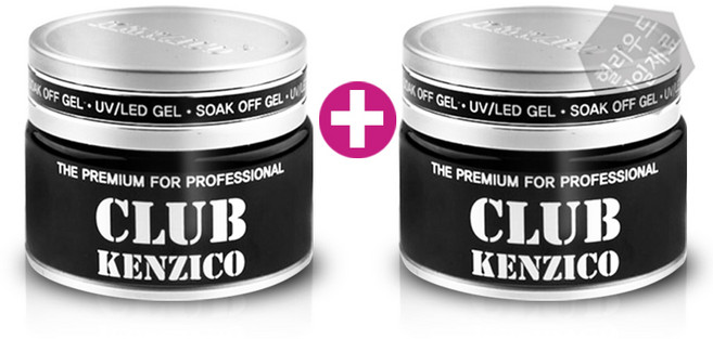 1+1 켄지코 클리어젤 빌더젤 25g (총2개발송) 셀프네일재료 오버레이 스캅춰 쏙오프젤, 2개