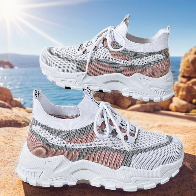 헬스와미 여름 패션 여자 달리기 운동화 쿠션 런닝화 조깅화 등산화