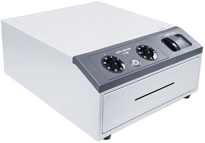 범일금고 C-305 매장 카운터용 금고 슬라이딩 금전함 돈통, 아이보리