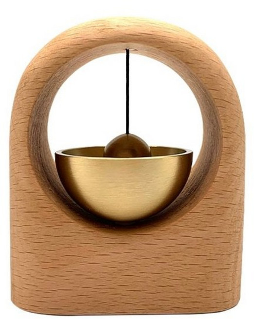 자동차용 명상종 차임 차량용 소리치유, 1개, 너도밤나무 벨