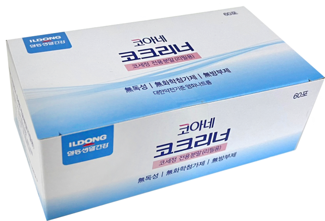 다산메디칼 코아네 코크리너 코세정 전용분말 (리필용) 60포 1개