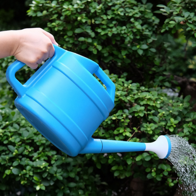 가볍고 튼튼한 원예용 물뿌리개 물조리개, 파란색, 1개