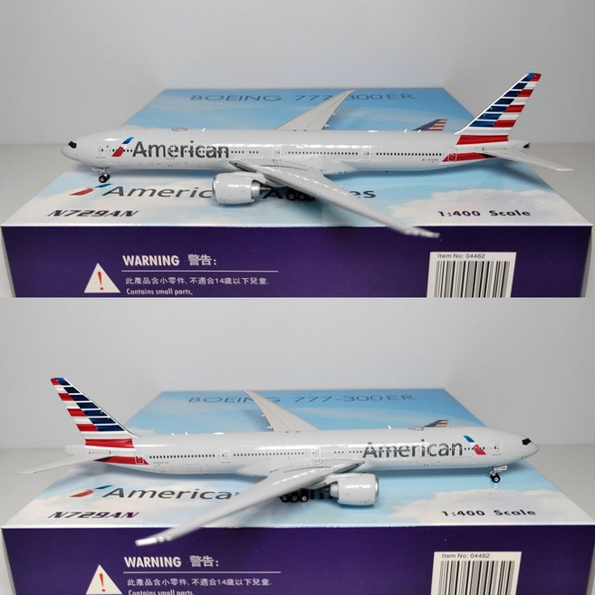 아메리칸항공 비행기 모형 400 트 다이 1 300ER B777 항공기 여객기, COMAC C919AV1200 항공기 모델 합금 시뮬레