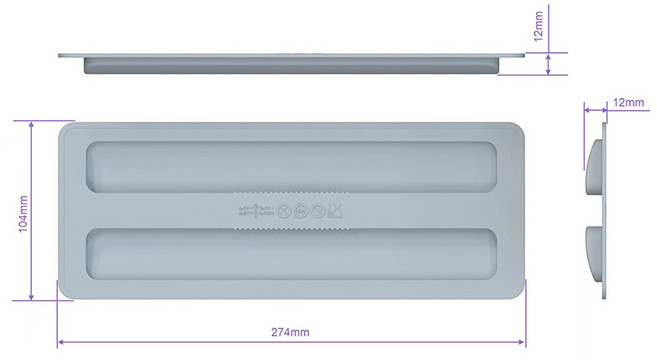 전기 토스터기 실리콘 먼지 커버 아침 식사 보호 주방 용품 상단 뚜껑, 09 Extra long gray