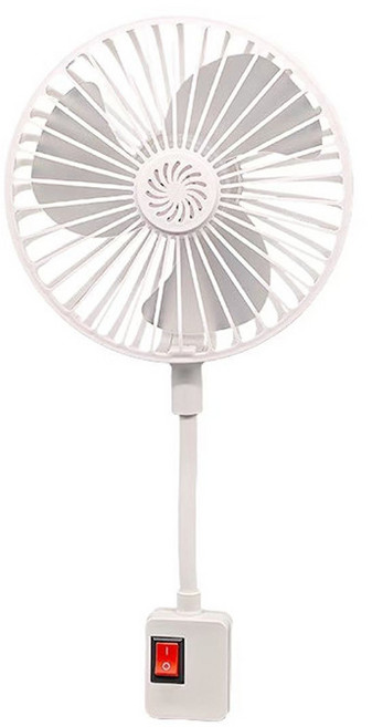 萬向軟管小風扇，插電風扇，居家辦公適用, 超涼爽大風力風扇靜音小風扇