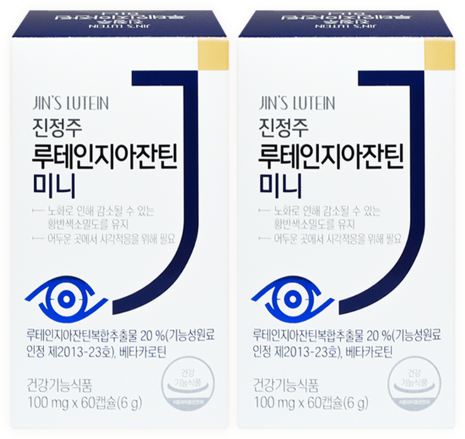 진정주 루테인지아잔틴 미니(60캡슐), 60정, 2개