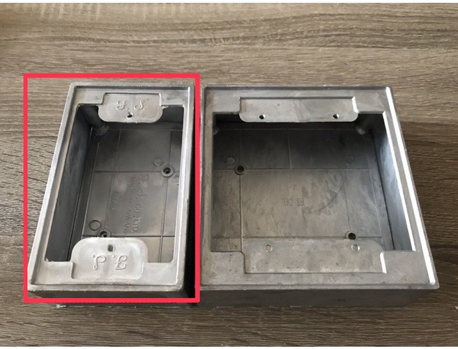 工業風鋁製接線盒, 白色, 1個