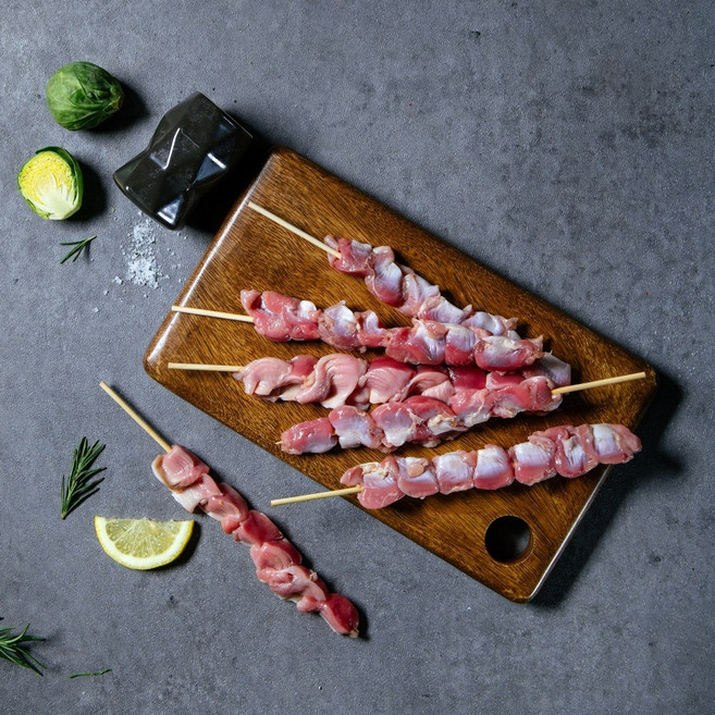 수제 국내산 똥집꼬치 250g 10꼬치 간편요리 캠핑요리, 1개