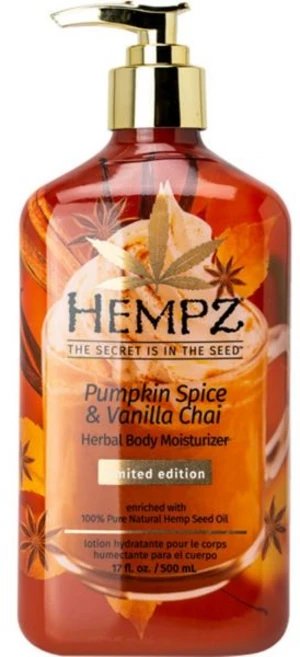 Hempz 헴즈 펌킨 스파이스 & 바닐라 차이 허벌 바디 로션 500ml, 17 Ounce (Pack of 1) - 쿠팡