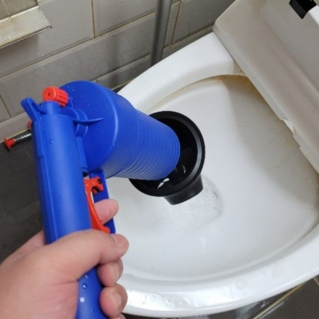 공구팜 09FARM 650g 경량형 4헤드 악세사리 포함 미니 건타입 뚫어뻥