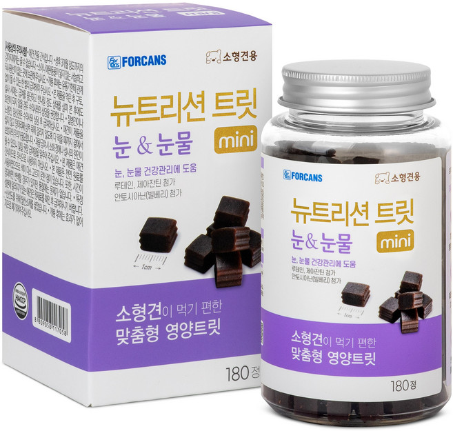 포켄스 강아지 영양제 뉴트리션 트릿 미니, 눈물개선/눈건강, 5개