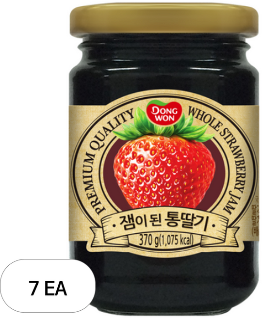 동원 잼이 된 통딸기, 370g, 7개