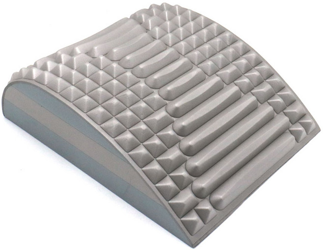 일자 허리 스트레칭 자세 척추 교정기 운동기구, 그레이