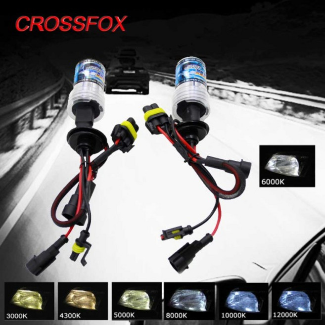2PCS 35W HID 크세논 조명 전구 6000K HID 크세논 헤드 라이트 전구 20000LM H4 H3 H1 H11 H7 9006 HB4 900