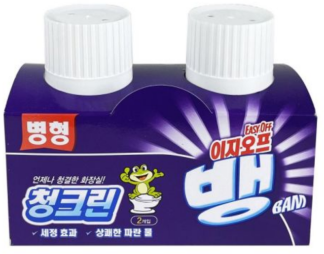 이지오프뱅 청크린 변기세정제 병형 - O/변기세정제/변기세제/변기탈취제/청크린/이지오프뱅/청