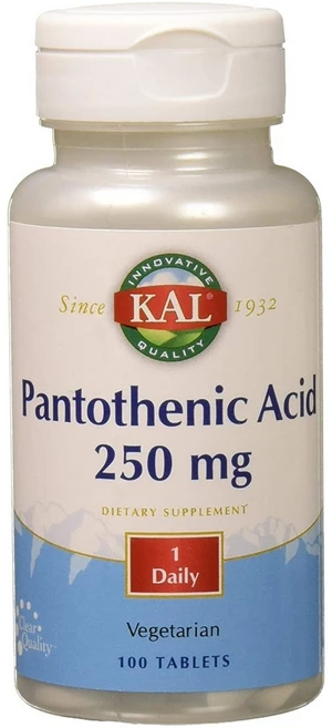 Kal 판토테닉 애시드 250mg 타블렛, 1개, 100정 - 쿠팡