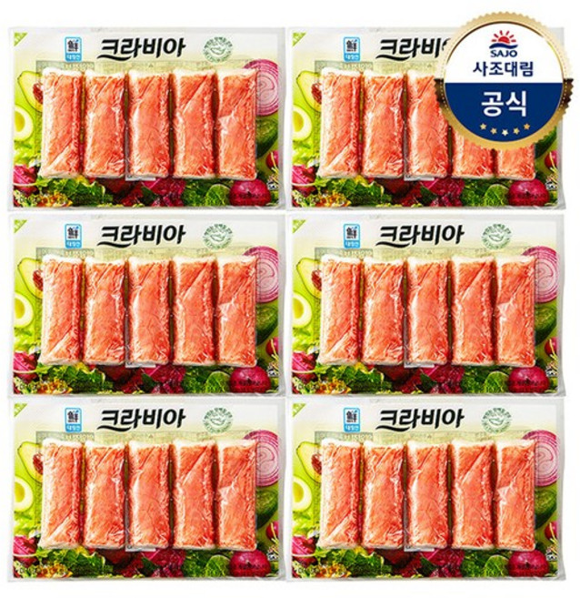 대림선 크라비아, 90g, 6개