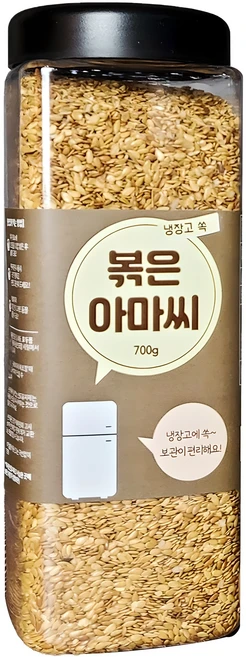 냉장고쏙 볶은 아마씨, 700g, 1개 - 쿠팡