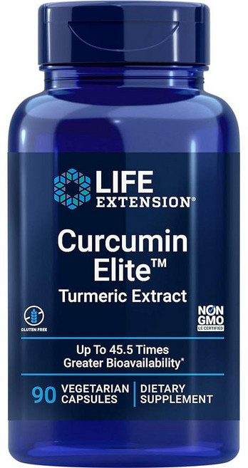 라이프 익스텐션 커큐민 엘리트 터메릭 추출물 캡슐 Life Extension Curcumin Elite Turmeric Extract, 90정, 1개