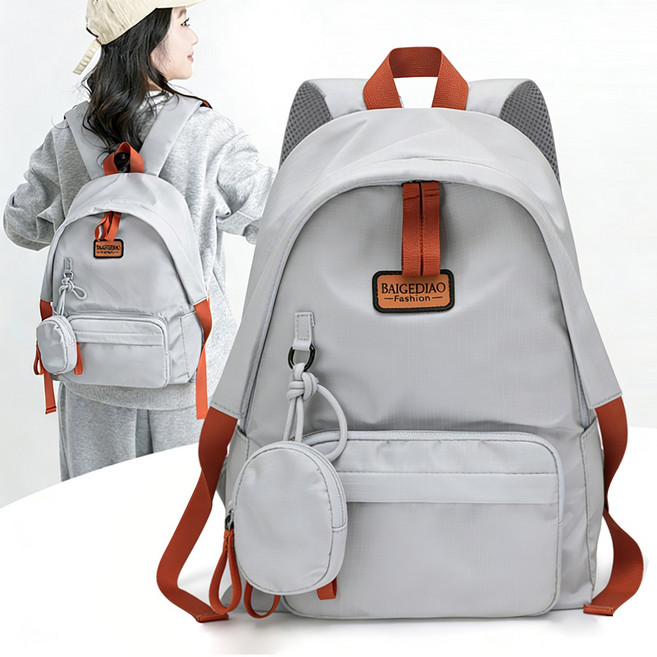 Novah 여성 백팩 가벼운 대용량 데일리 캐주얼 직장인 대학생 여행용