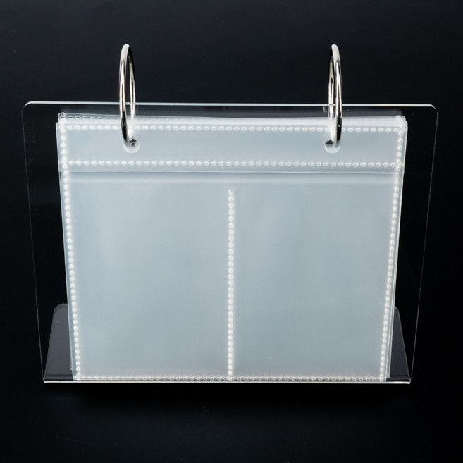 마루마켓_ 포카 폴라로이드 사진 등 보관 진열하기 좋은 스탠드 포토카드 바인더 3인치 / 포토카드바인더 포토카드스탠드 포토카드액자, 1세트