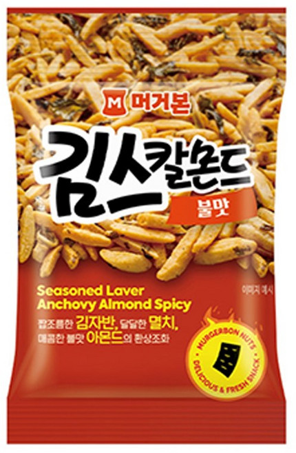 머거본 김스칼몬드 불맛, 3개, 35g