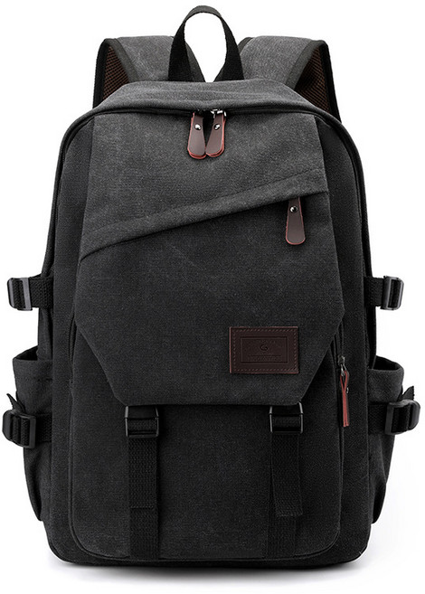 ANYOU 캐주얼한 대용량 배낭 패션 캔버스 백팩