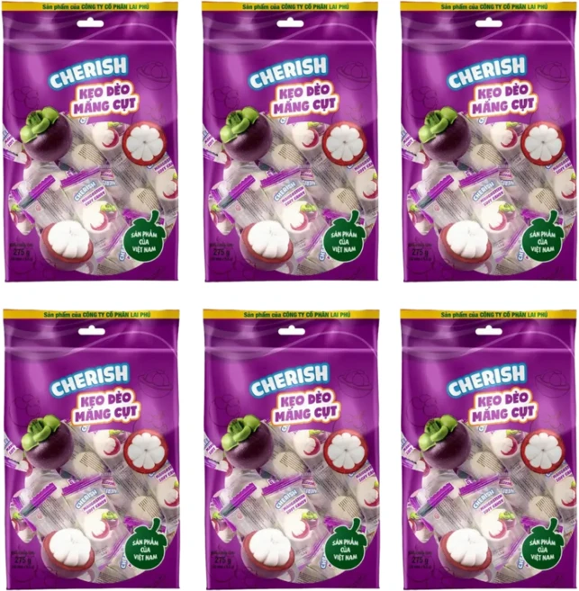 베트남 체리쉬 망고스틴 젤리 275g, 6개 - 쿠팡