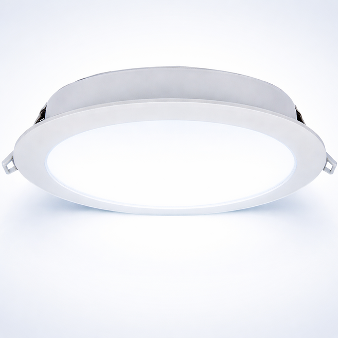 참빛 LED 슬림형 방습 6인치 15W 다운라이트 매입등 플리커프리, 1개, 주광색(흰색 빛)