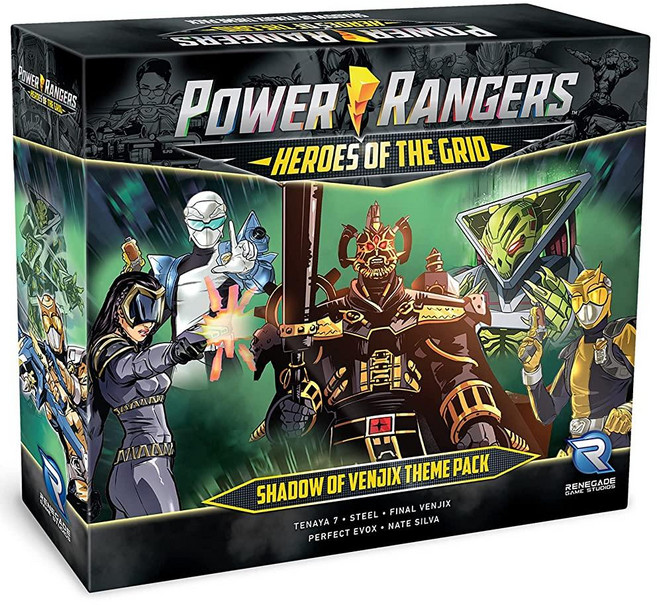 Renegade Game Studios 파워 레인저 히어로즈 오브 더 그리드 : Shadow of Venjix 보드 게임 확장판, Renegade Game Studios 파워 레인저 히