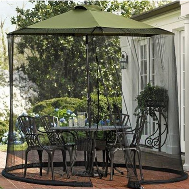 지아이엘 야외 파라솔 모기장 파라솔용 캠핑 실외 테라스, 파라솔용 모기장