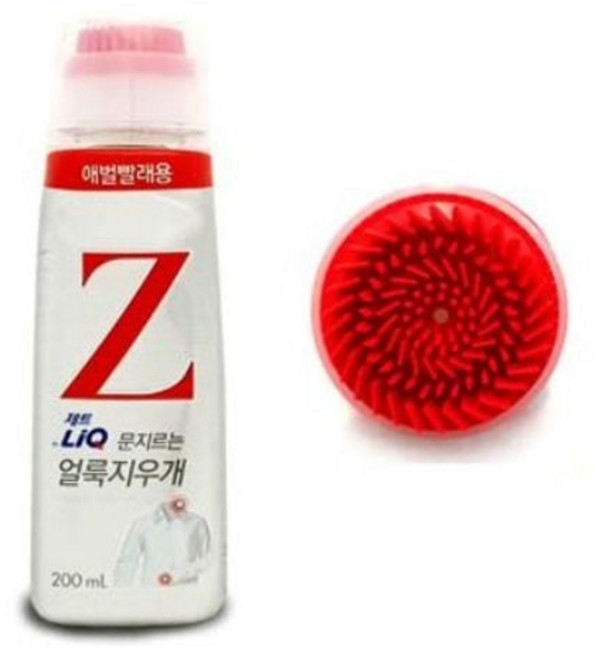세탁전 오염 얼룩 지우개 애벌빨래용 LiQ 200ml 강력세정 세제찌꺼기 오염제거, 1개