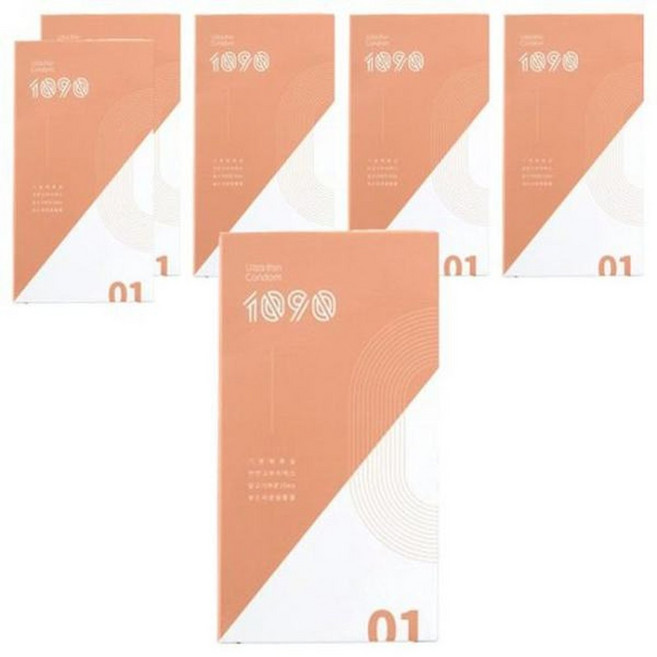 1090 울트라씬 프리미엄 내츄럴 콘돔, 10개입, 6개