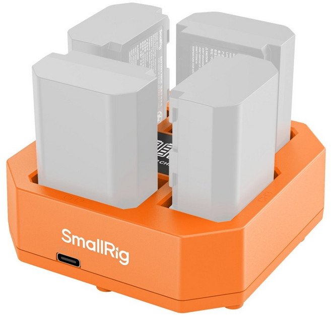 스몰리그 NP-FZ100 4채널 카메라 배터리 충전기 4839, SR4839, 1개