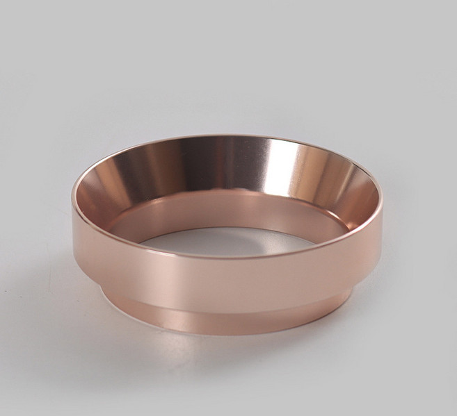 에스프레소 커피 도징 링 마그네틱 깔때기 포타필터 파우더 도구와 호환 가능 51mm 53mm 58mm, Rose Gold, 1개