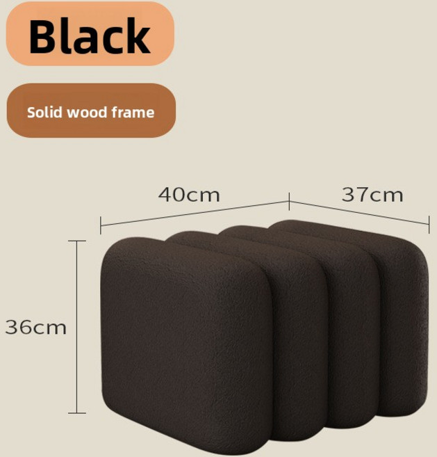 UVR 라이트 럭셔리 구두 광택 벤치 출입구 덮개를 씌운 현대 간단한 소파 발판 의자 침대 옆 홈 가구