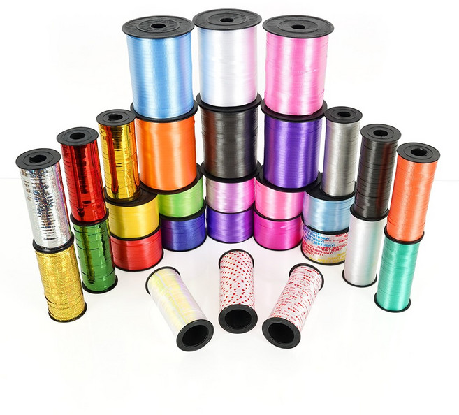 파티짱 컬링 리본 90m 풍선 끈 줄 풍선소품, 컬링리본(매트골드)_90m, 1개