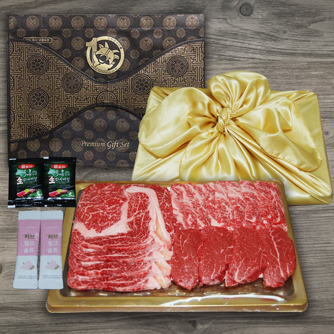 홈마카세(꽃등심400g+안심150g+모듬200g), 1세트, 750g