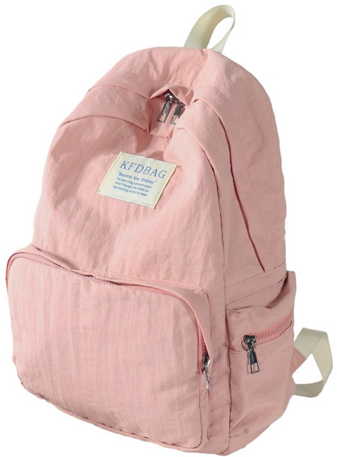 플랜앤유 경량 데일리 나일론 백팩 캐주얼 학생 가방