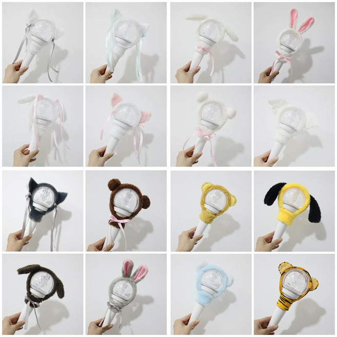 NCT 아이브 에스파 세븐틴 투바투 임영웅 영탁 가수 응원봉 커버 보호보관 커스텀 33종, A-9, 1개, ., 17cm